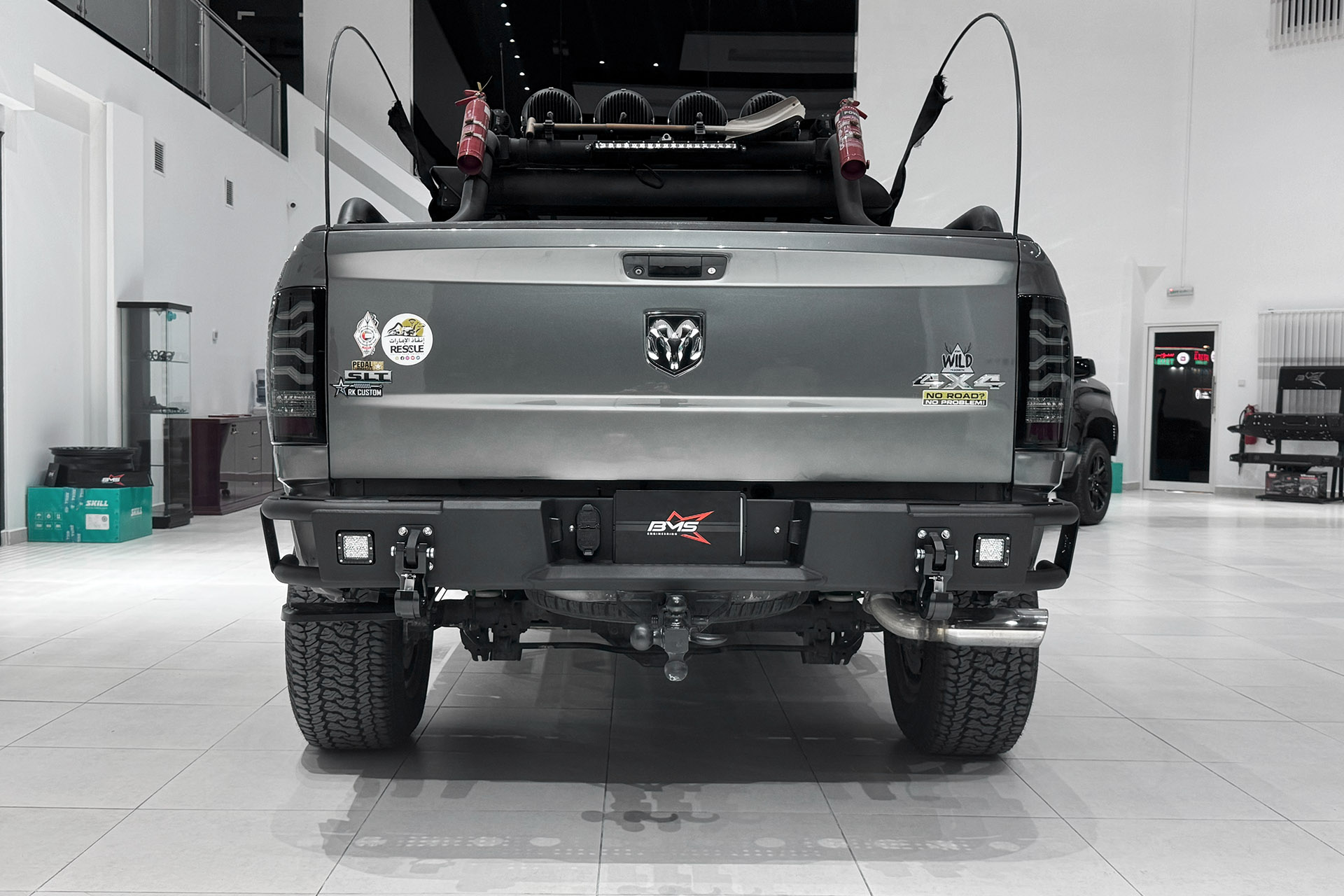 Бампер задний ALFA RAM 1500 IV (DS/DJ) 2009-2017