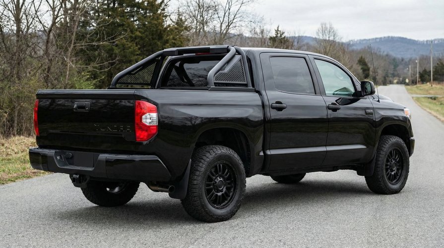 Дуга Black Rhino Desing (черная сталь) для Tundra II 2007-2021