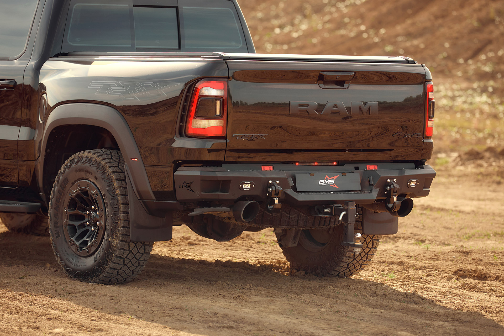 Бампер задний PRO-Line RAM 1500 V/Rebel 2019-2024/TRX 2020-2024