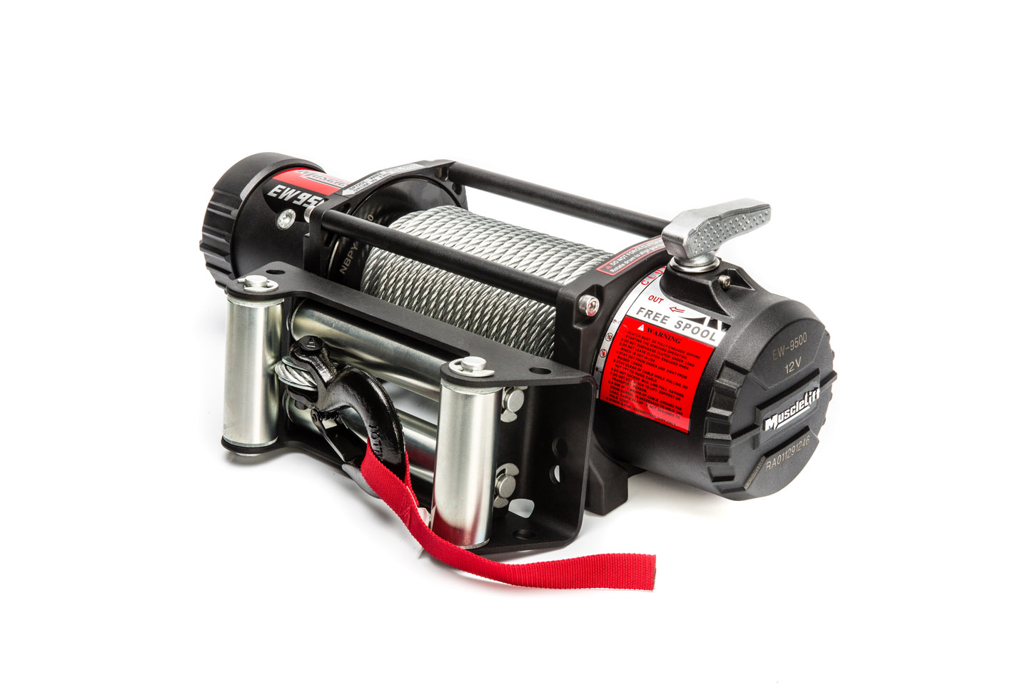 Лебедка электрическая 12В со стальным тросом EW9500 MuscleLift для JAC T8/T8 Pro 2018-2026