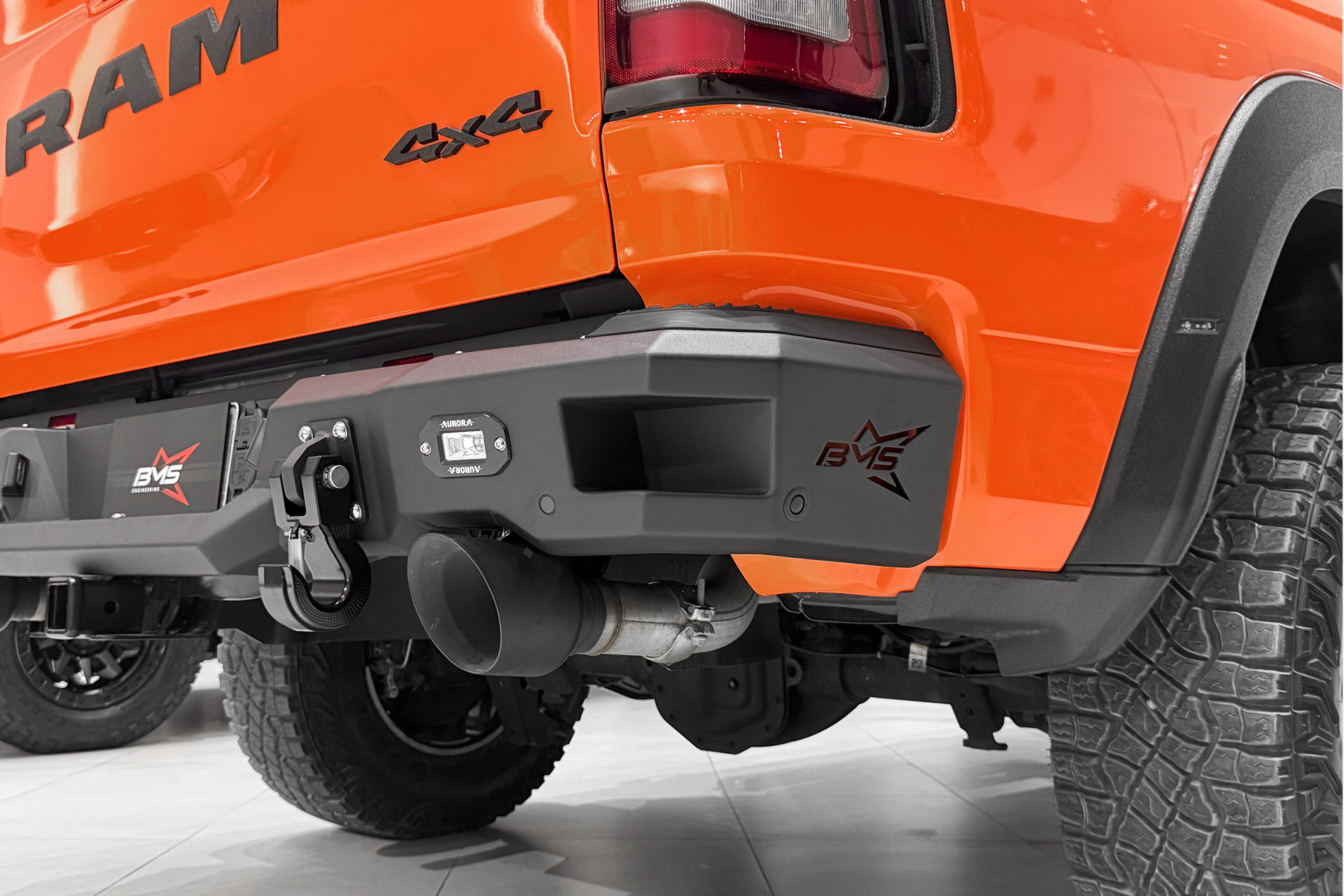 Бампер задний PRO-Line RAM 1500 V/Rebel 2019-2024/TRX 2020-2024