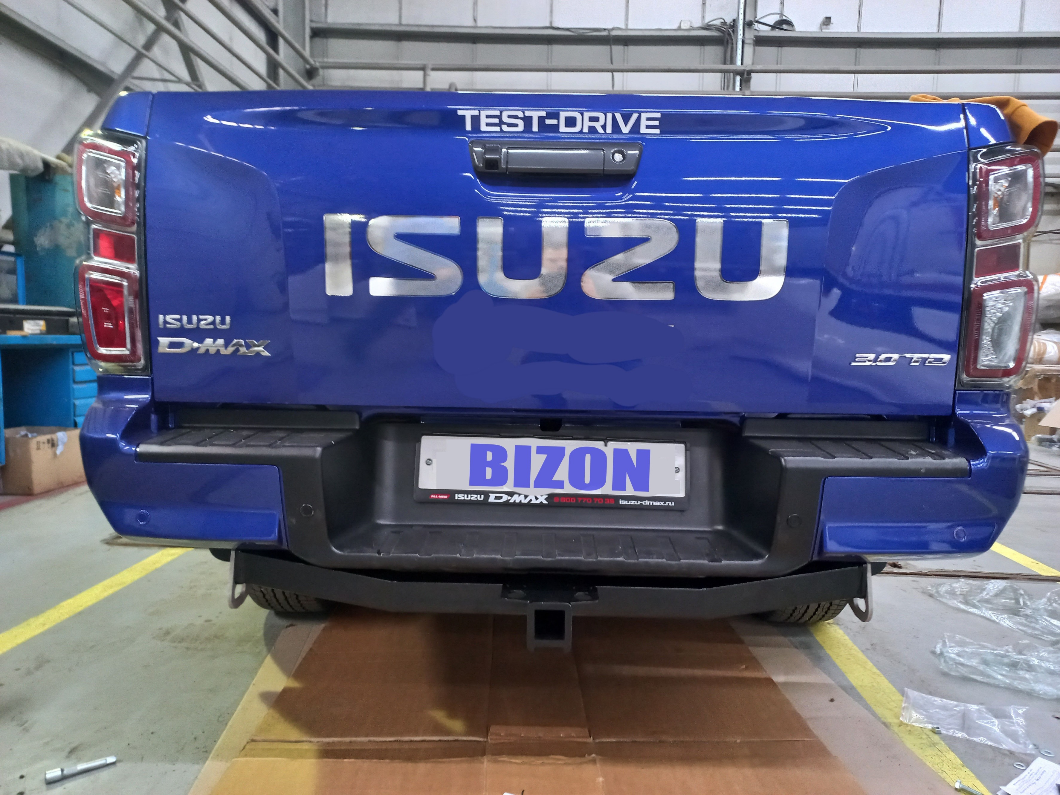 Фаркоп под квадрат 50х50 (Таиланд) для Isuzu D Max 2019-2026