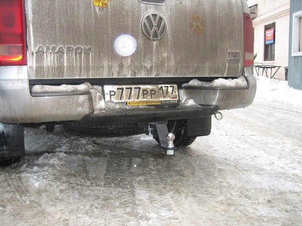 Фаркоп под квадрат 50х50 для Volkswagen Amarok 2010-2020