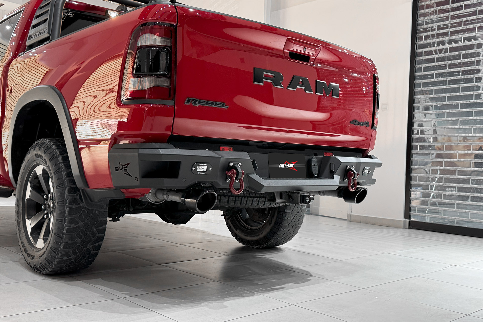 Бампер задний PRO-Line RAM 1500 V/Rebel 2019-2024/TRX 2020-2024