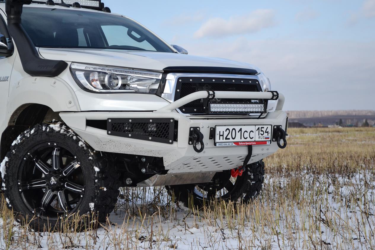 Бампер передний ALFA Hilux VIII Exclusive 2018-2020