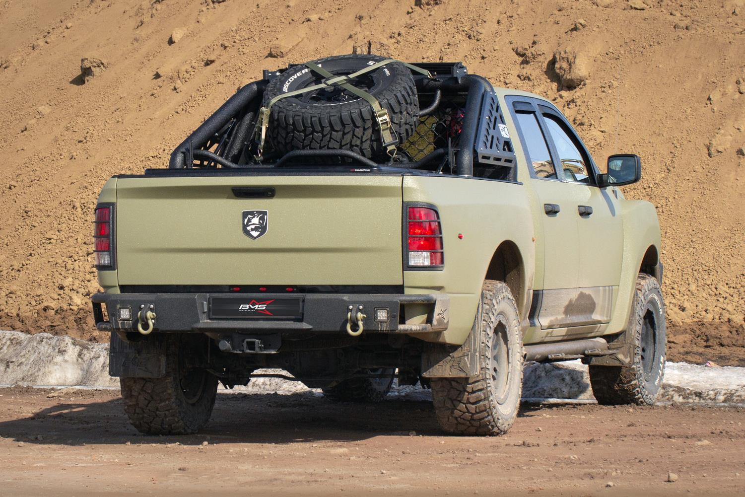 Бампер задний ALFA RAM 1500 IV (DS/DJ) 2009-2017