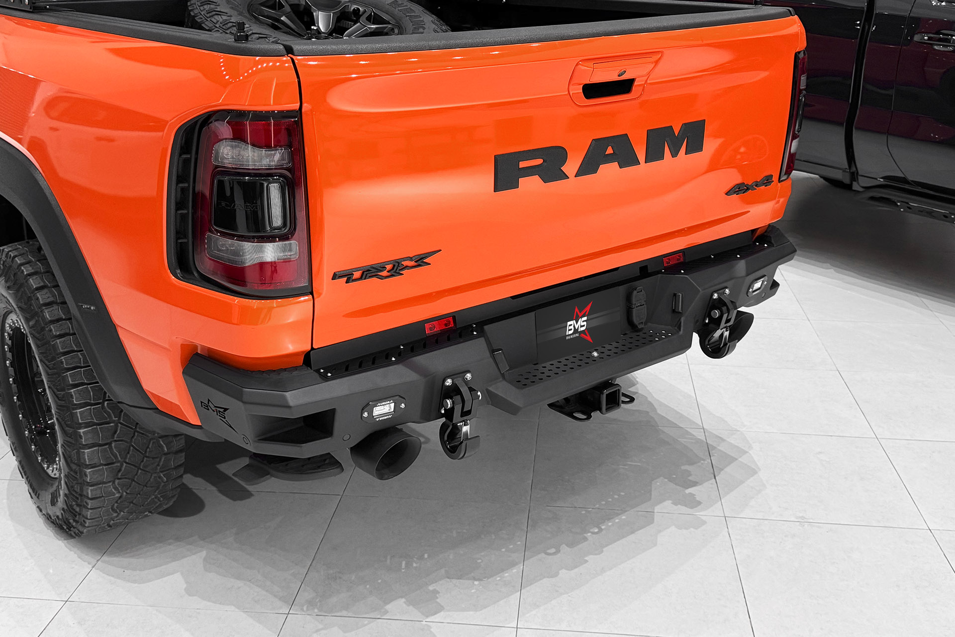 Бампер задний PRO-Line RAM 1500 V/Rebel 2019-2024/TRX 2020-2024