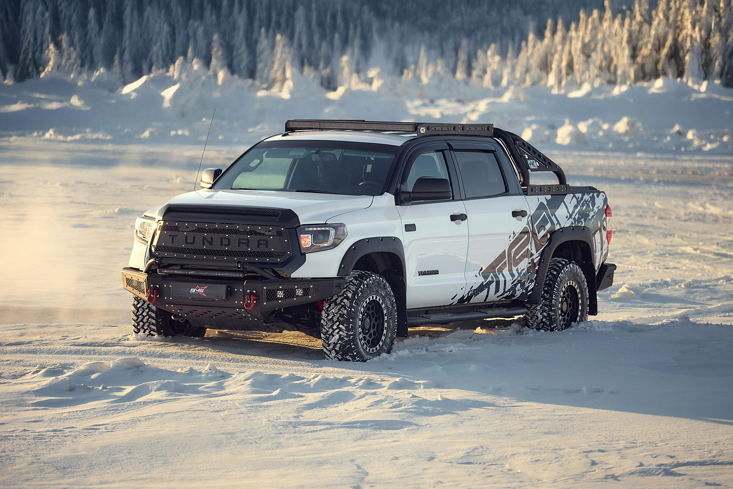 Бампер передний PRO-Line Tundra II рест 2013-2021
