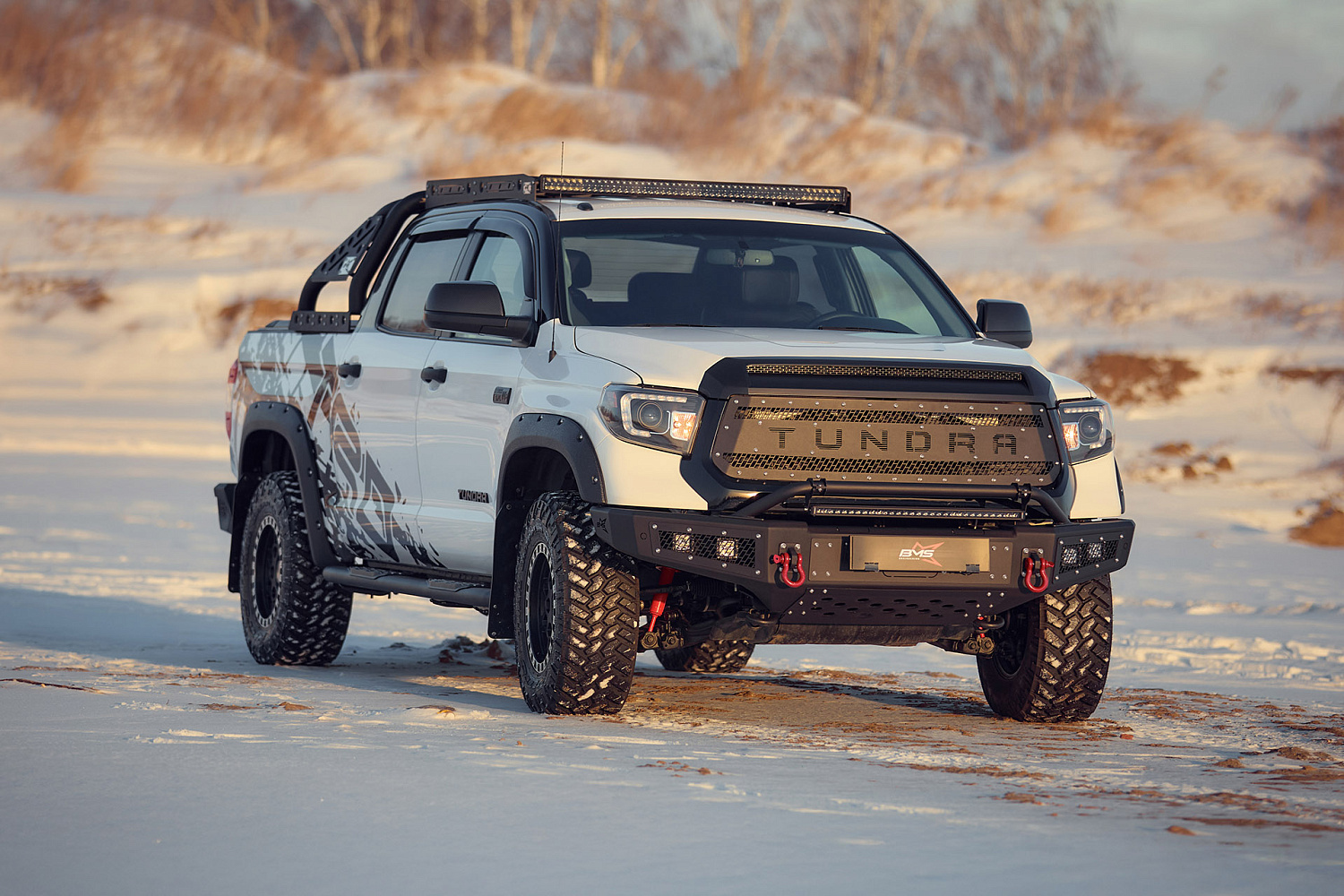 Бампер передний PRO-Line Tundra II рест 2013-2021