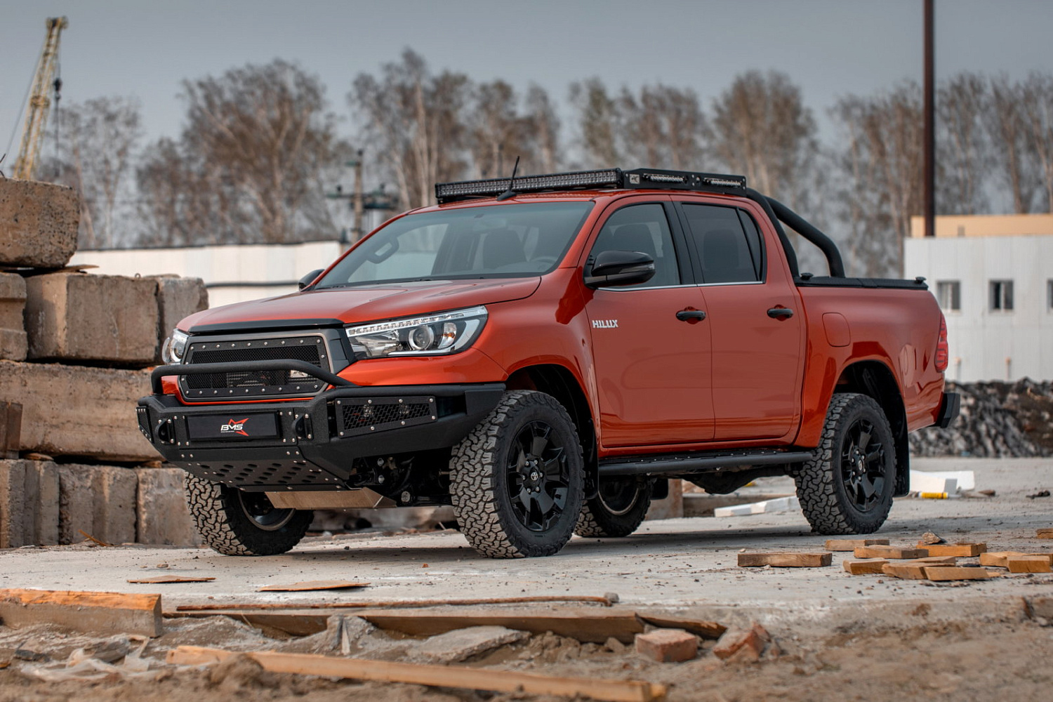Бампер передний ALFA Hilux VIII Exclusive 2018-2020